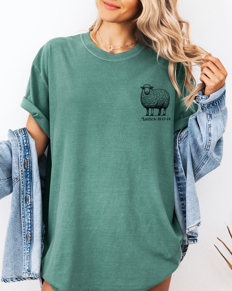 He left the 99 to find me Christian Garment Dyed T Shirt