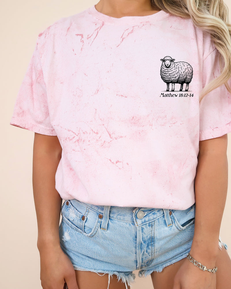He left the 99 to find me Christian Garment Dyed T Shirt