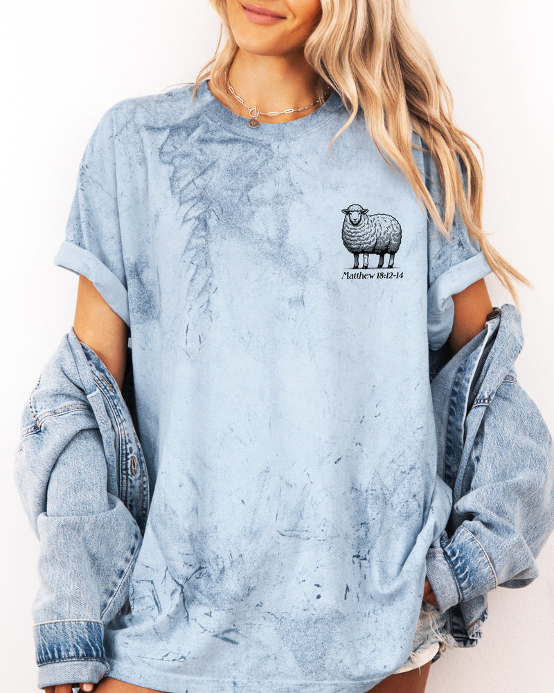 He left the 99 to find me Christian Garment Dyed T Shirt