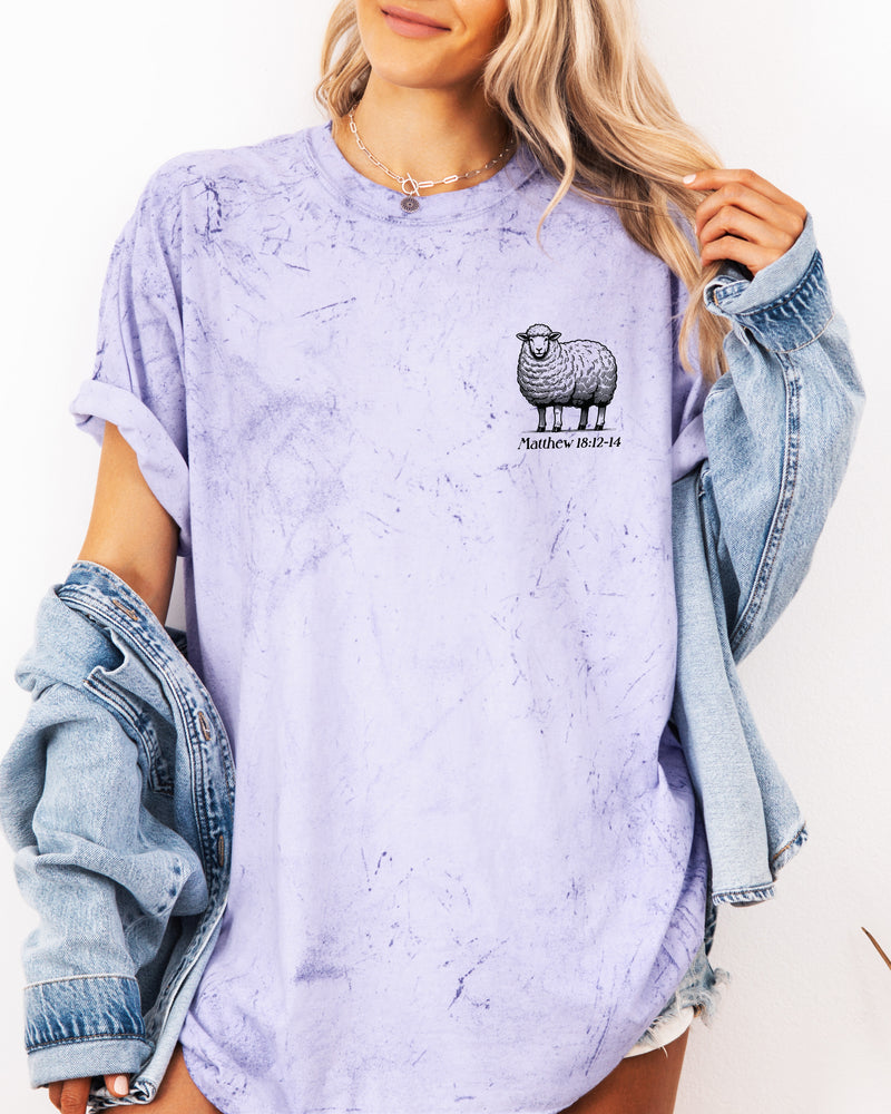 He left the 99 to find me Christian Garment Dyed T Shirt