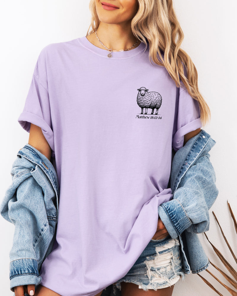 He left the 99 to find me Christian Garment Dyed T Shirt