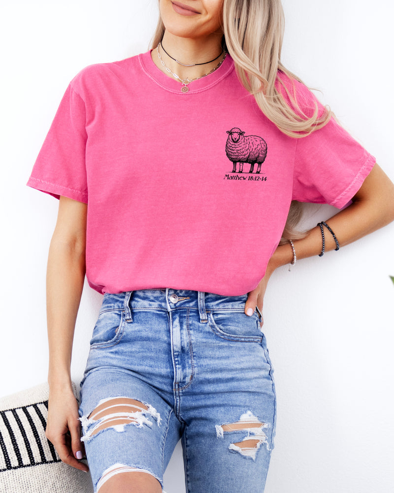 He left the 99 to find me Christian Garment Dyed T Shirt