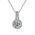 Fashion Carat Simulation Moissanite Round Bag Pendants