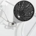 Languages Love Memory Clavicle Chain Korean Necklaces