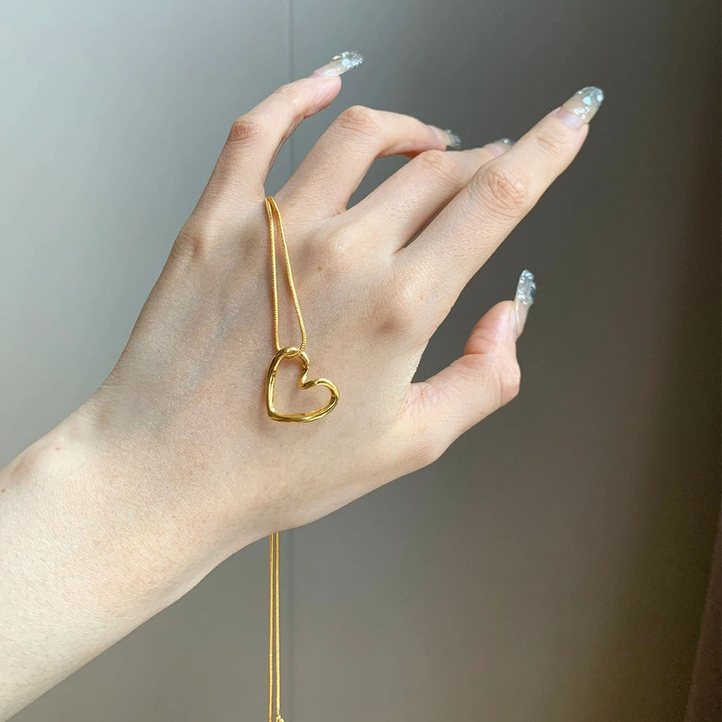 Women's Love Titanium Steel For Light Luxury Necklaces
