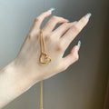Women's Love Titanium Steel For Light Luxury Necklaces